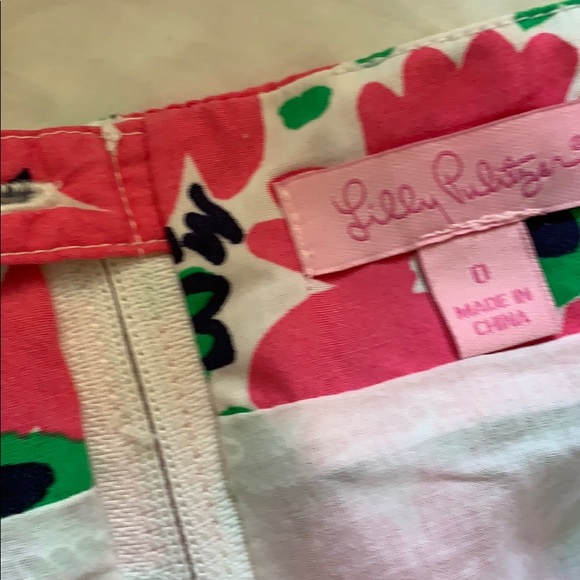 Lilly Pulitzer 🌺 skirt nwot zips up back size 0 - Picture 6 of 8